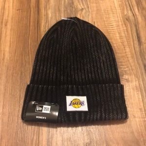 NWT Lakers knit /beanie hat